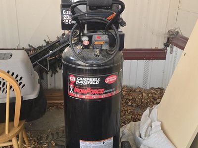 Campbell Hausfeld Iron Force 28-Gallon Air Compressor 6.25 HP 150 PSI