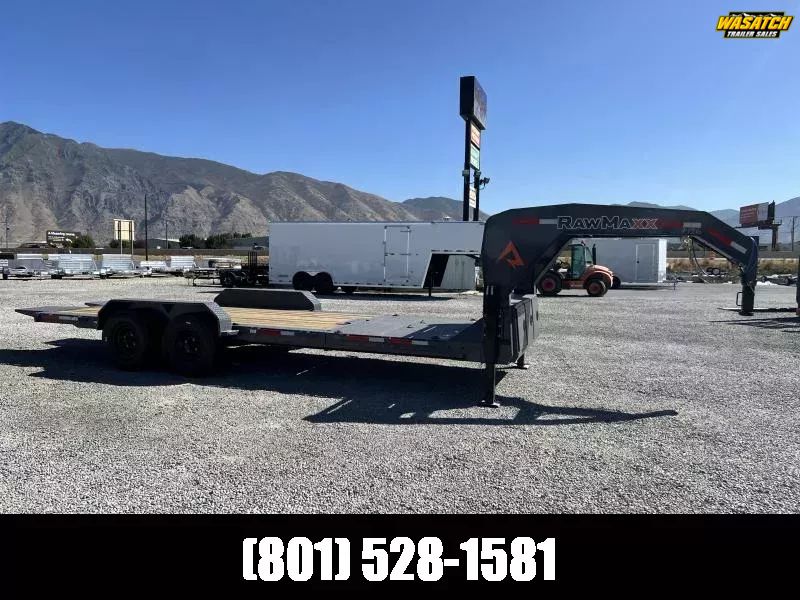 2026 RawMaxx 7x22 16k G7X I-Beam Gravity Gooseneck