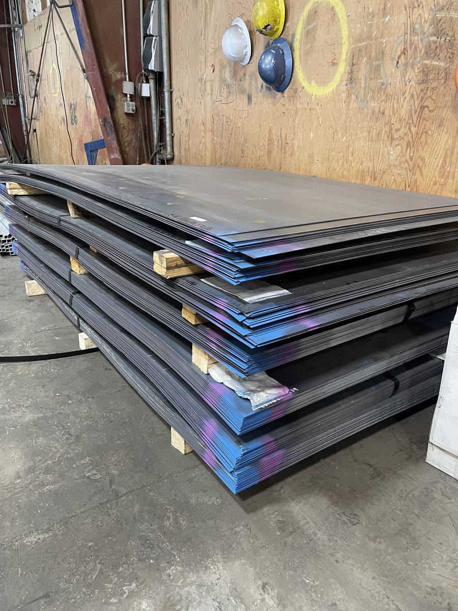 SPECIAL OFFER! Surplus Hot Rolled Steel Sheet – 14 GA x 54.25" x 116"- $95.85 EA.