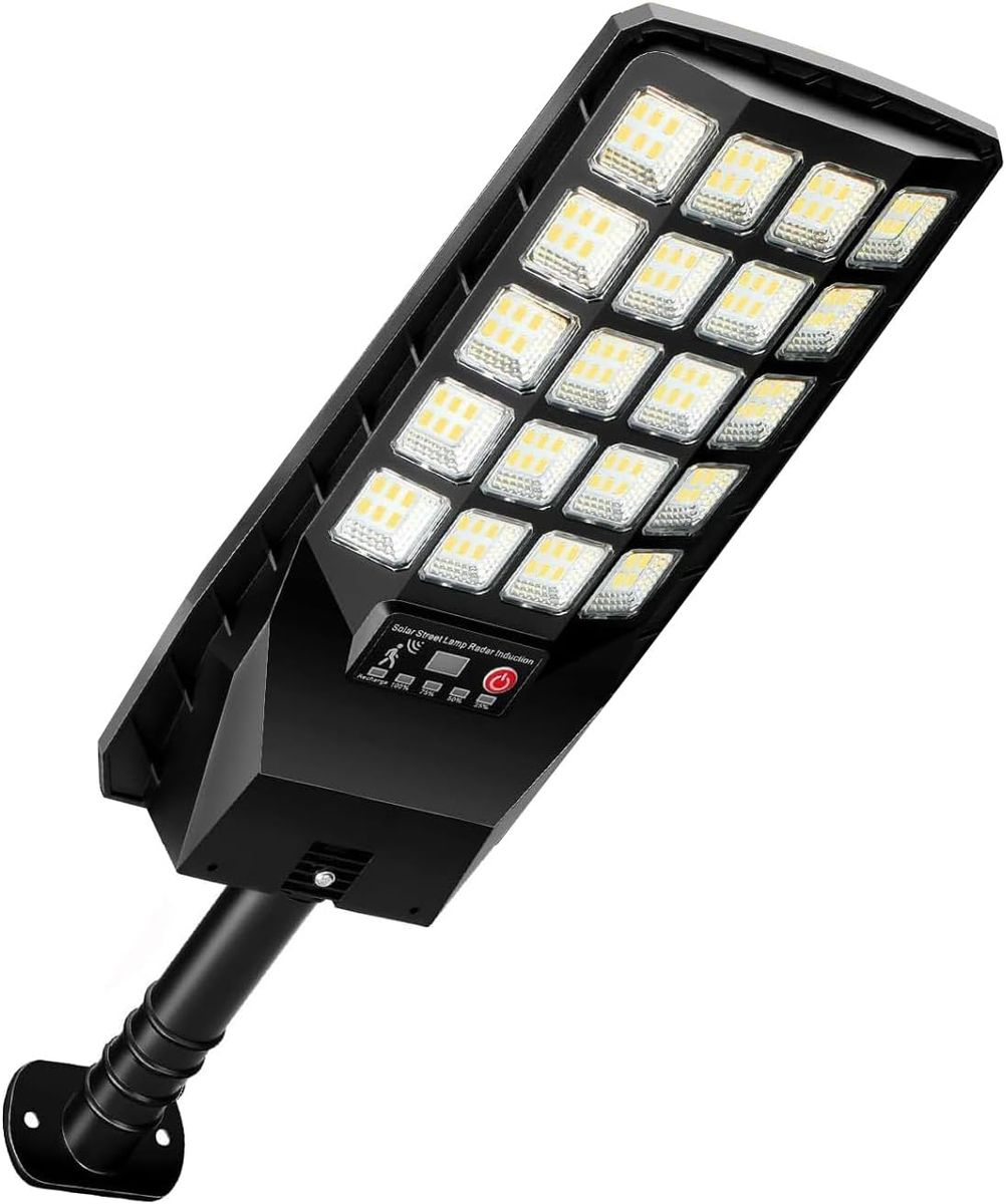 NEW Solar Outdoor Lights, Motion Sensor Flood Light, 6500k Solar Security Lamps