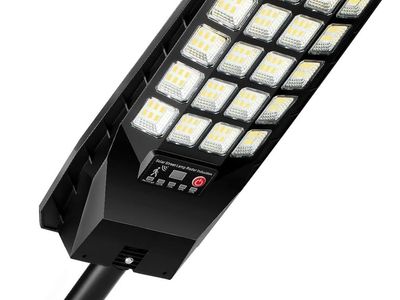 NEW Solar Outdoor Lights, Motion Sensor Flood Light, 6500k Solar Security Lamps