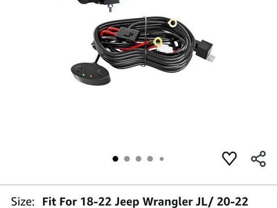 New Jeep Wrangler JL/Gladiator JT LED Light Bar & Pods - 6 Mode Driving/Flood/Spot w/ Mounting Brackets
