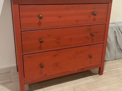 IKEA Hemnes red dresser, discontinued!