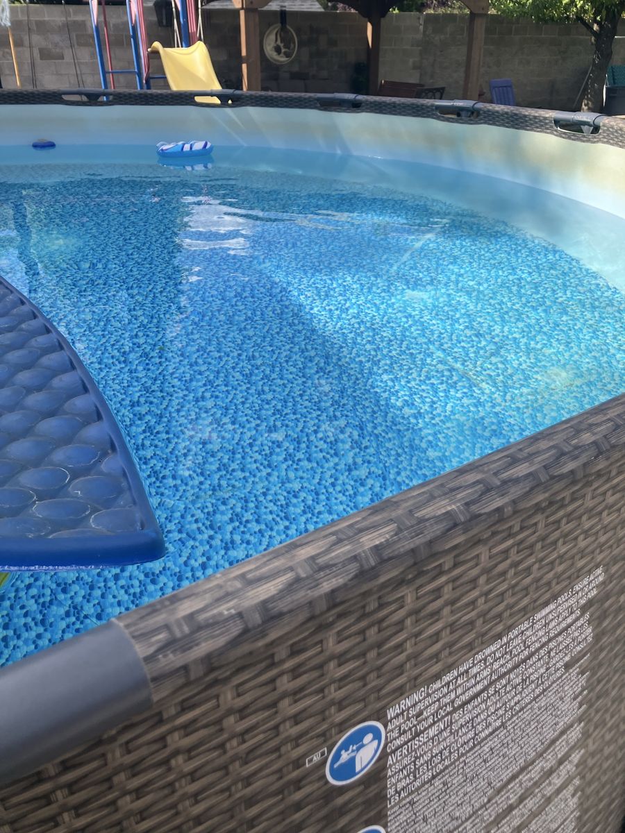 Bestway Above Ground Pool with XtremepowerUS 12" Sand Filter Pump. 18’. 42”