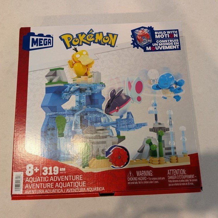 Pokemon Aquatic adventure mega construx set