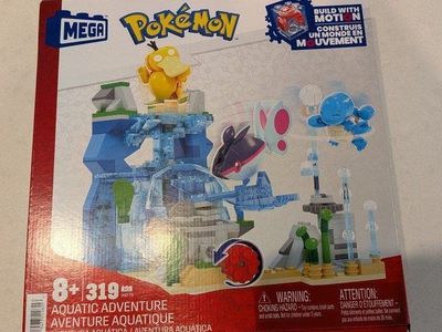 Pokemon Aquatic adventure mega construx set