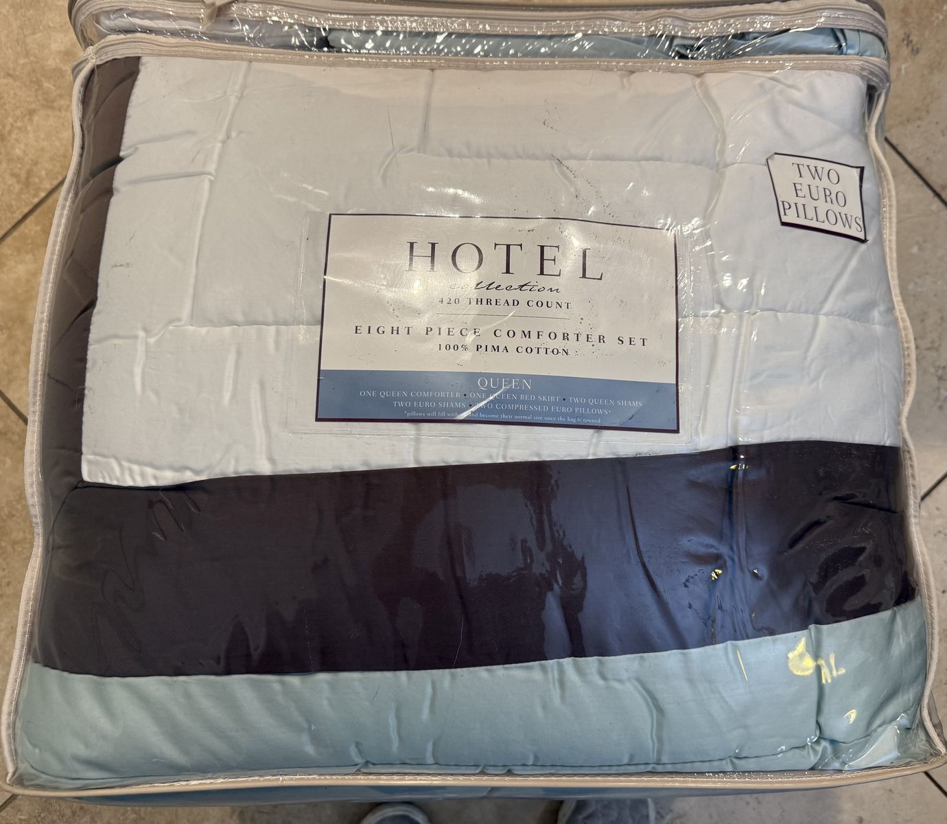 8-Piece Queen Hotel Collection Comforter Set