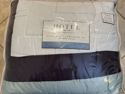 8-Piece Queen Hotel Collection Comforter Set