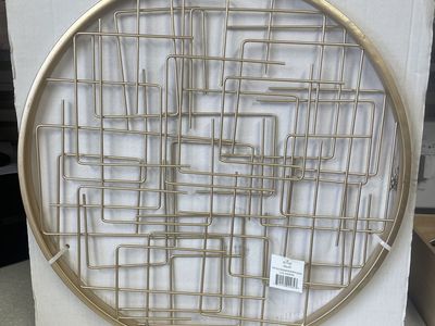 20X20 GOLD Metal Wall Art