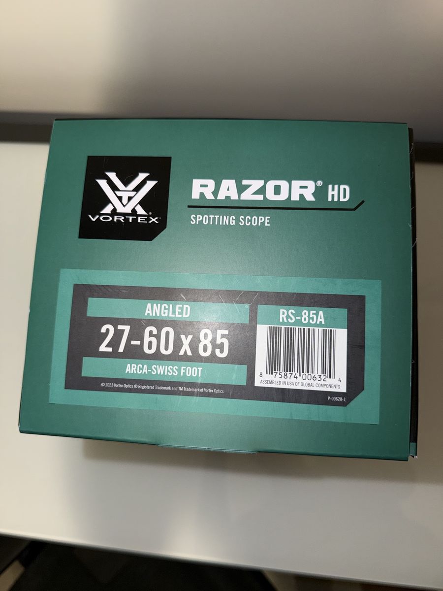 Vortex Razor HD 27-60x85 Angled Spotting Scope *BRAND NEW IN BOX*