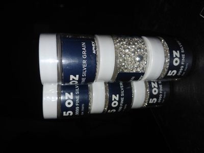 silver 5 Oz containers