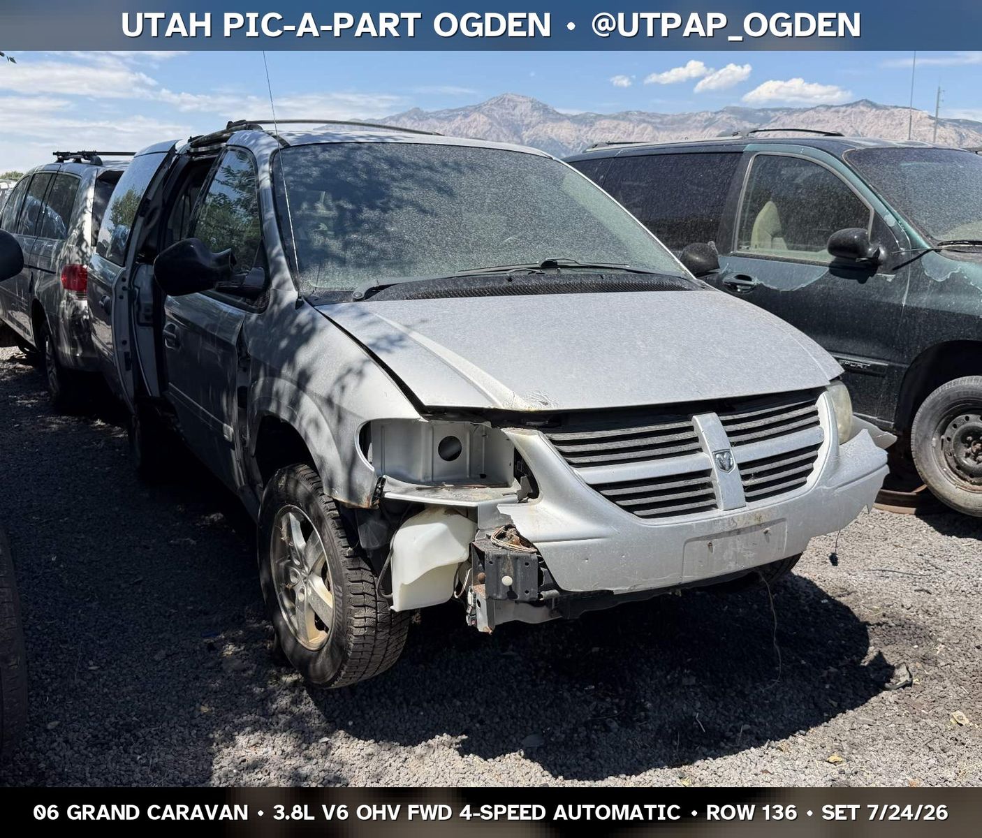 New Arrival - 2006 Dodge Grand Caravan Parts - UTPAP Ogden