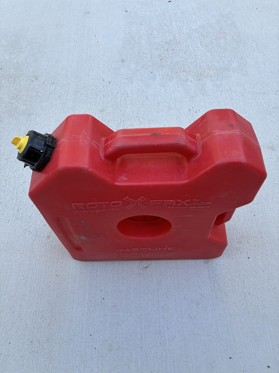 RotopaX 3 Gallon Gasoline Fuel Pack Container Red with Spout