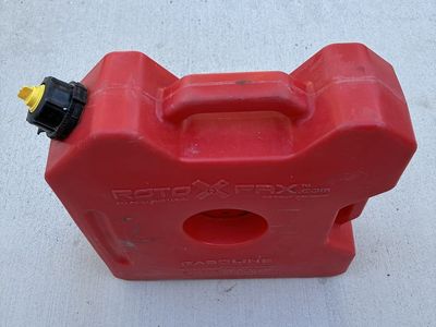 RotopaX 3 Gallon Gasoline Fuel Pack Container Red with Spout