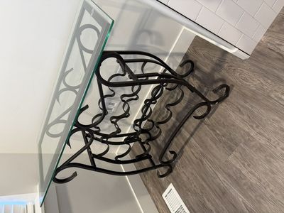 wine table rack