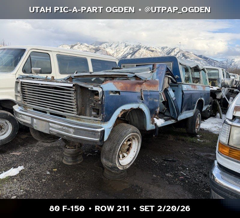 1980 Ford F-150 Parts - UTPAP Ogden