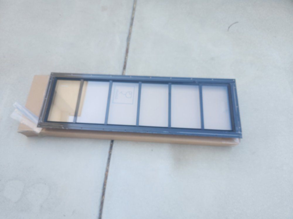 10"x35" Shed window