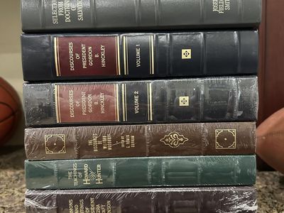 NEW, 9 LDS Leather Employee Gift Books (6 Wrapped)