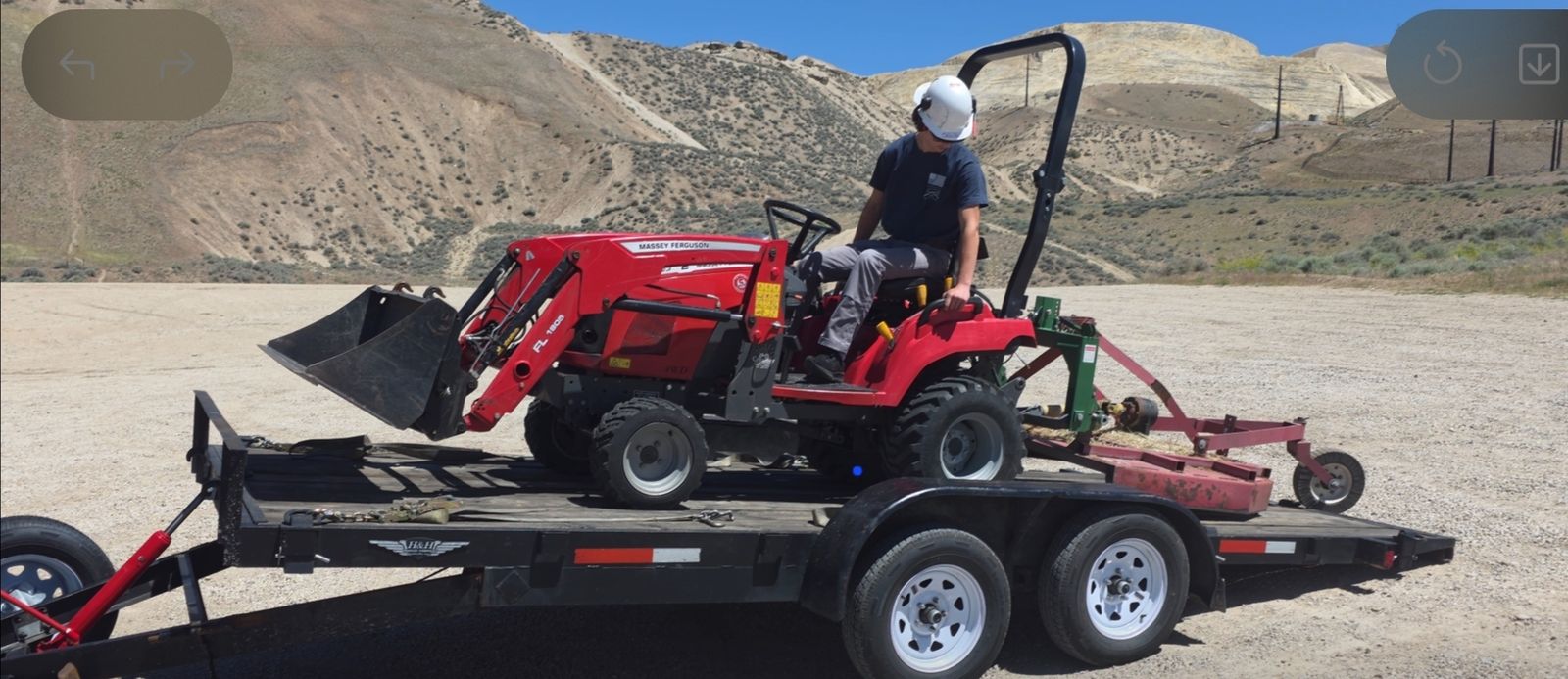 H&H 18' Tilt Trailer
