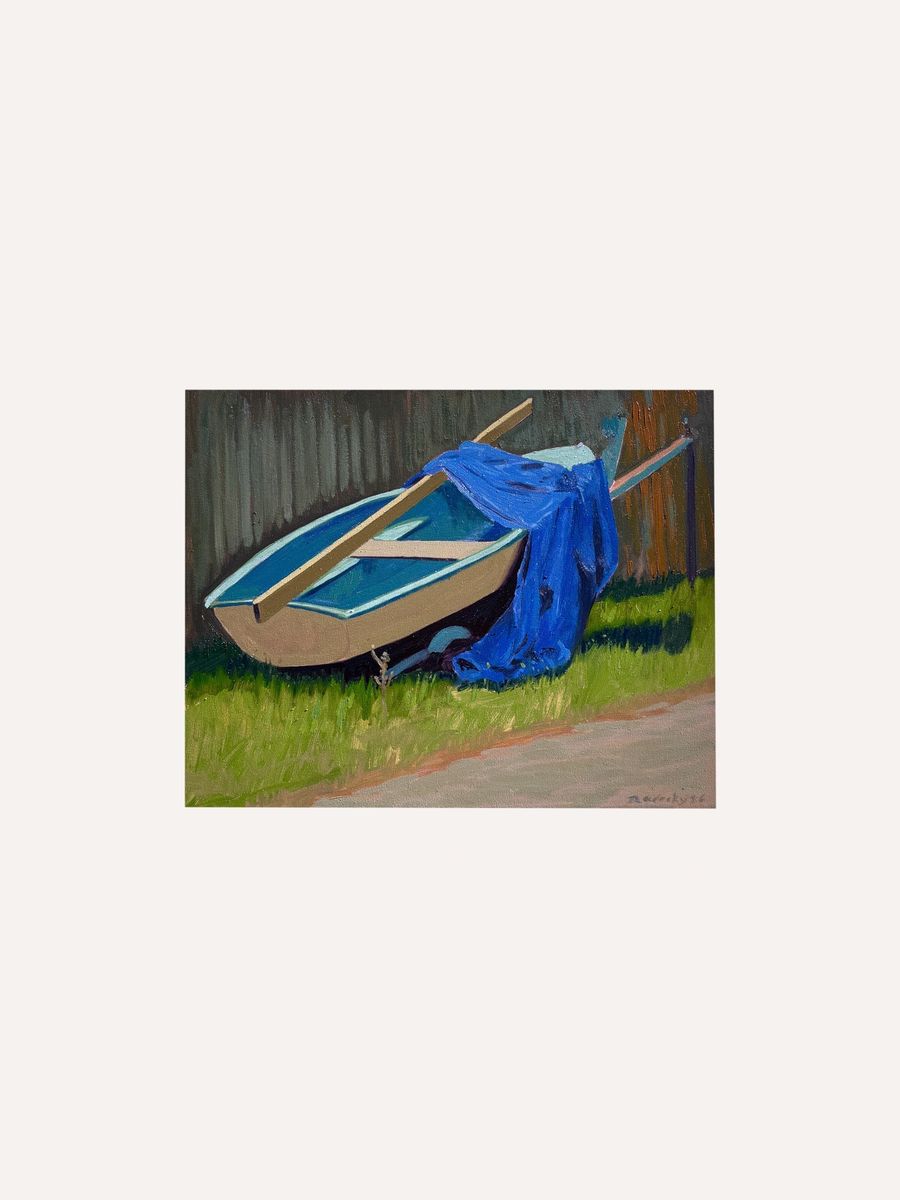 Painting of a sailboat