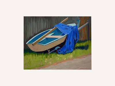 Painting of a sailboat