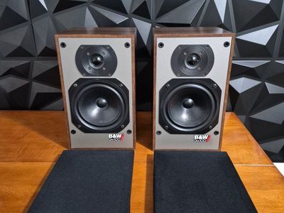 B&W DM100i Speakers, a vintage model manufactured in Worthing, England. Tested. Excellent Conditions!