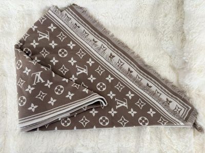 LV Inspired Cashmere Winter Scarf New