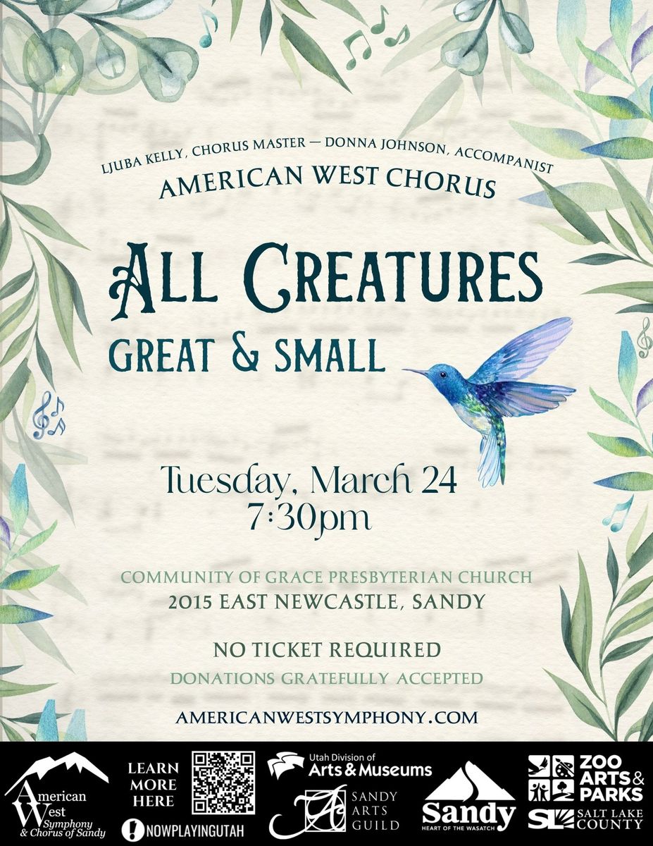 American West Chorus March Concert