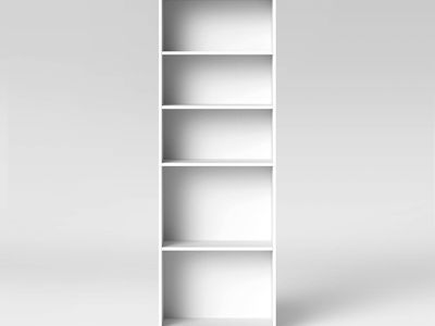 Room Essentials 5-Shelf Bookcase White Finish Brand New in Box