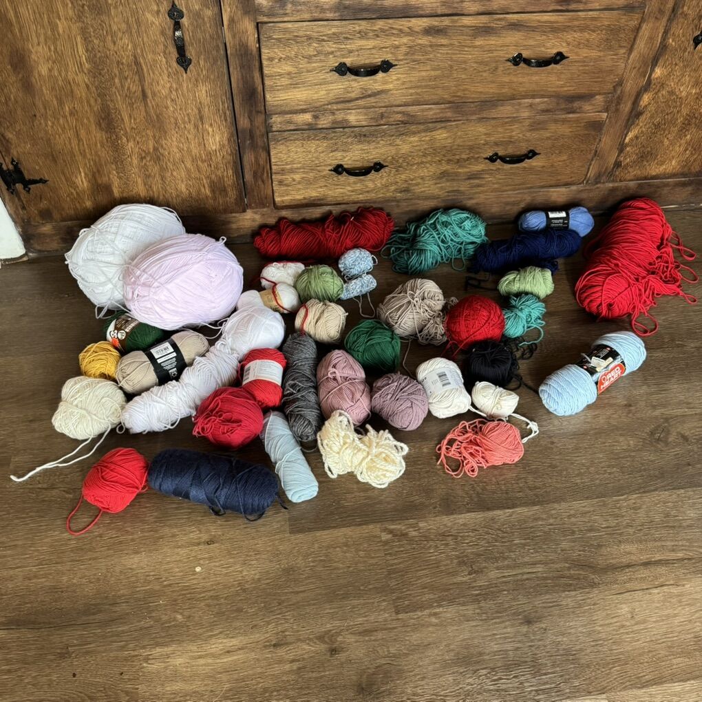 Misc Yarn Acrylic and Cotton some Vintage