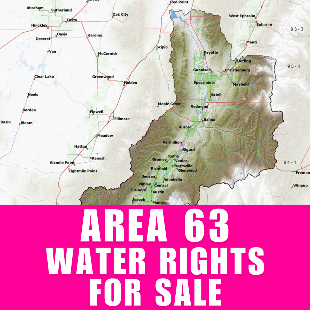 Area 63 Water Rights for Sale