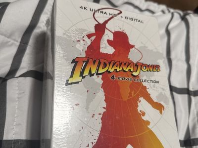 Indiana Jones 4-Movie Collection 4K Ultra HD + Digital - Brand New, Sealed Box Set