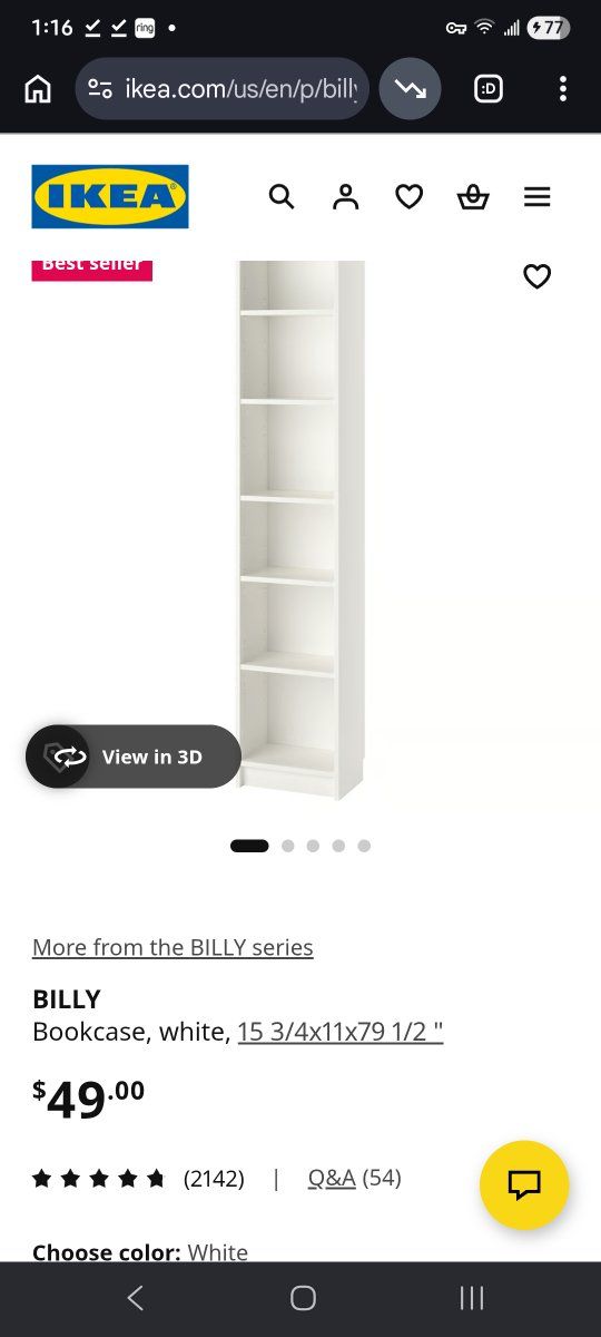 Ikea Billy bookcases