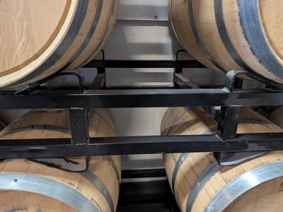 Stackable Steel Storage for 2 Barrels
