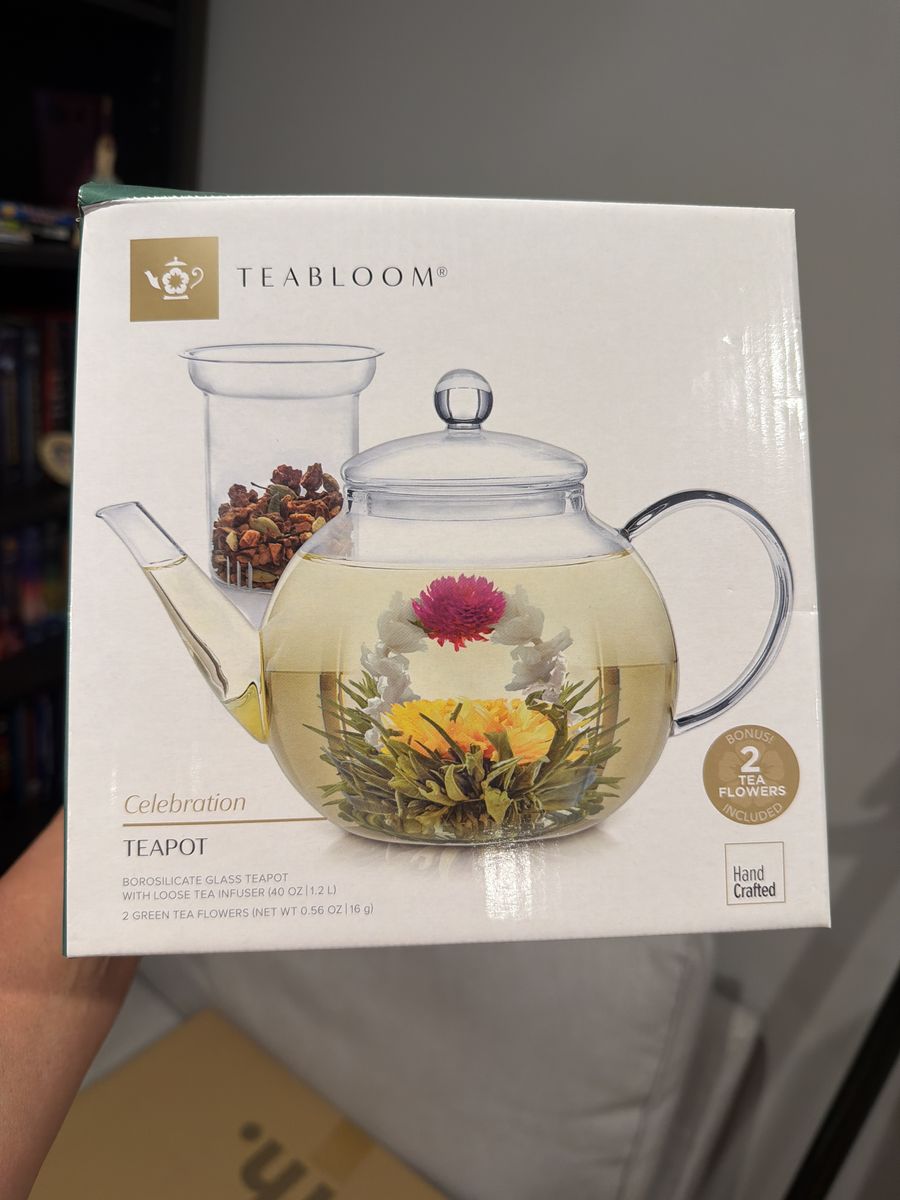 Teabloom Glass Teapot