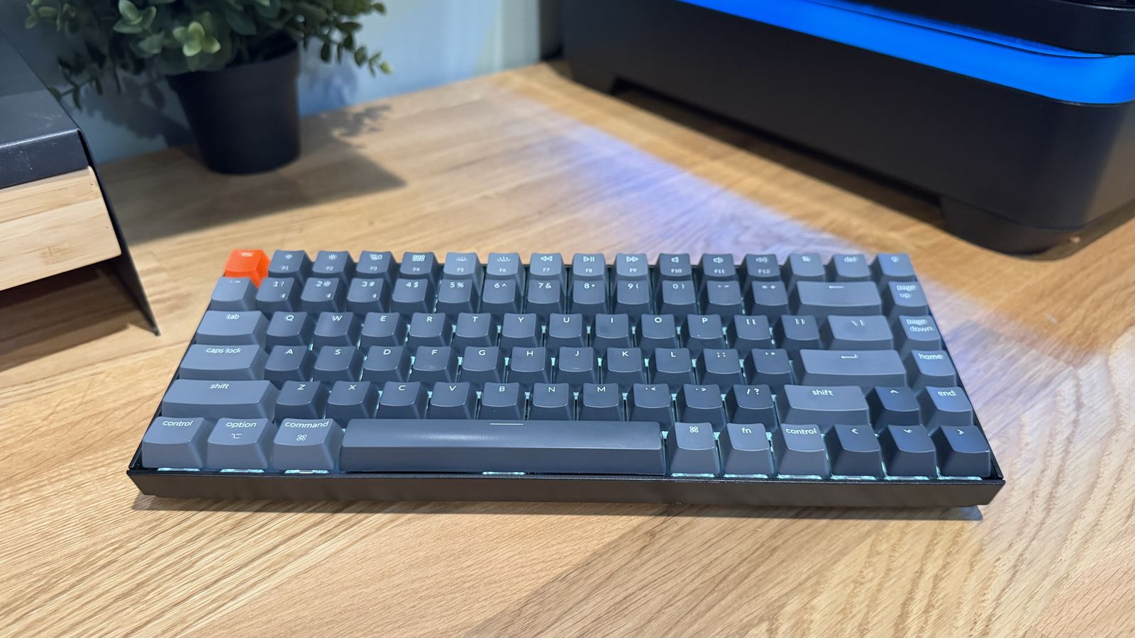 Keychron K2 Wireless Mechanical Keyboard, 75% Layout, Gateron Brown Switches