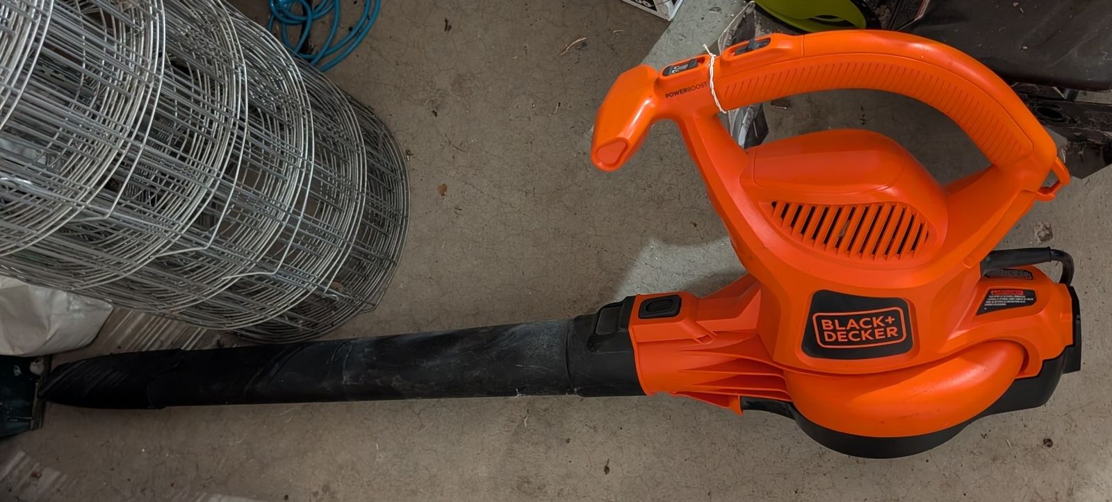 BLACK+DECKER Powerboost Corded Electric Leaf Blower