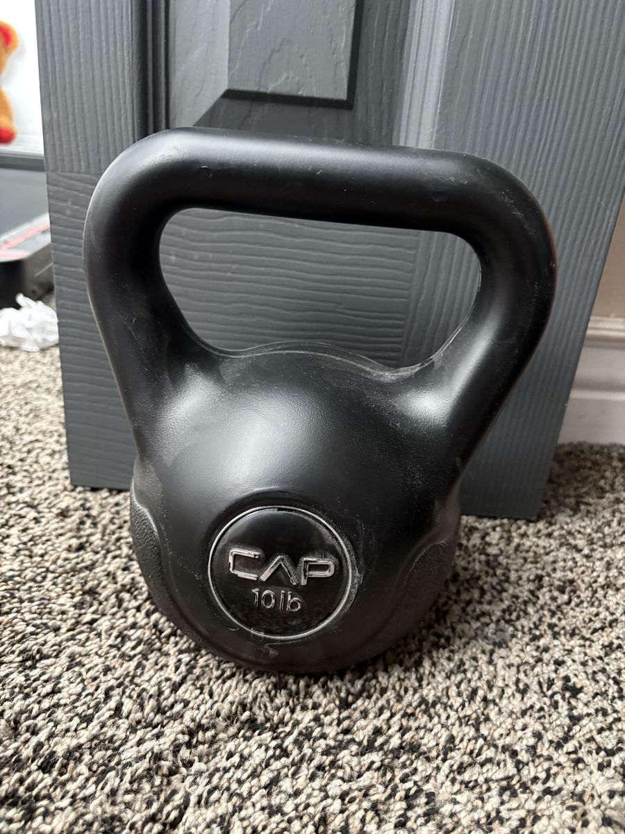 CAP and Mileage Fitness 10lb & 15lb Kettlebells - Set of 2