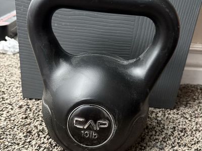 CAP and Mileage Fitness 10lb & 15lb Kettlebells - Set of 2