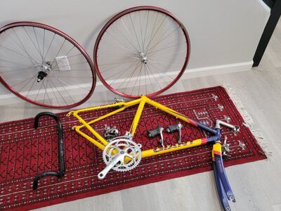 Giant CFR Team 90s Composite Frame 53cm w/ compone