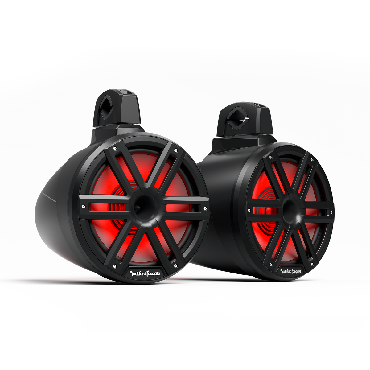 Rockford M2WL-10H 1200W Marine LED Tower Speakers - SAVE $215 NEW