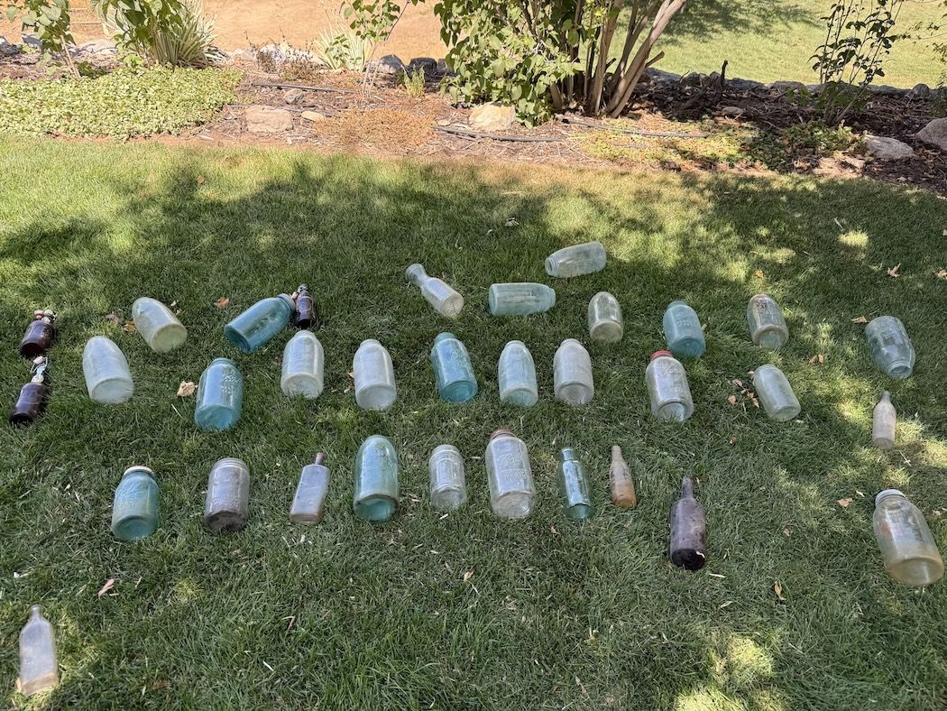 Antique Colored Bottle Collection
