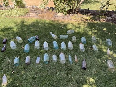 Antique Colored Bottle Collection