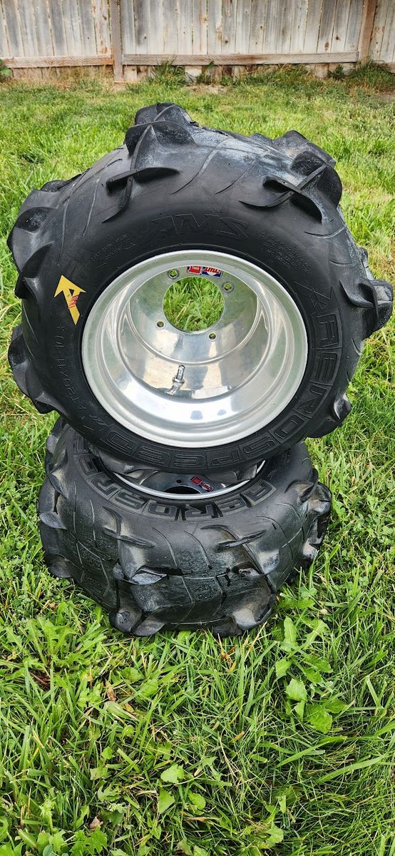Douglas (DWT) .190 ATV Wheels / AMS Aerospeed Paddle Tires