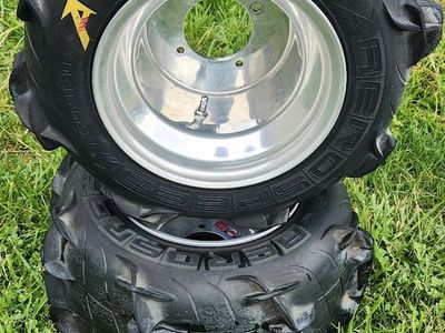 Douglas (DWT) .190 ATV Wheels / AMS Aerospeed Paddle Tires