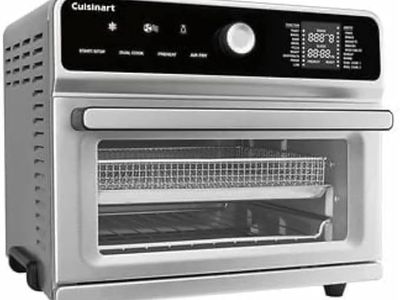 Cuisinart Digital Airfryer Toaster Oven.0.6 cu.ft. (Silver)