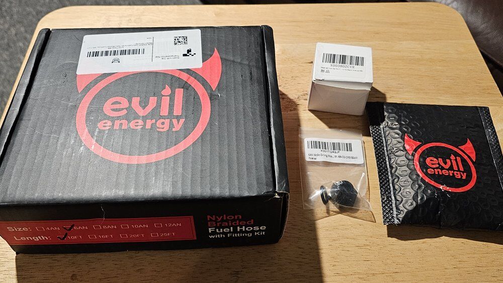 NEW - Nylon Braided Fuel Hose and Accessories