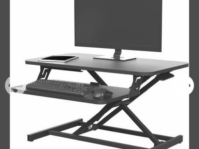 Standing desk converter