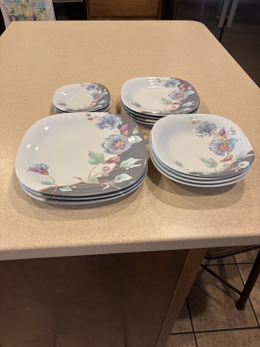 Mikasa Tempo Eighty, Floral Eclipse dishes