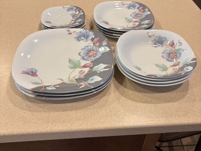 Mikasa Tempo Eighty, Floral Eclipse dishes